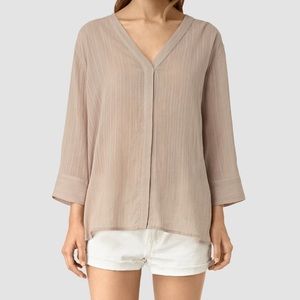ALLSAINTS Wairyn 3/4 Sleeve Shirt